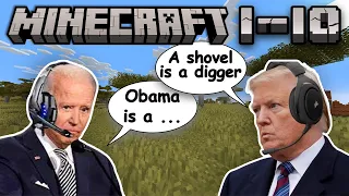 US Presidents Play Minecraft 1-10