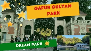4K, How does the Gafur Gulyam Park look like now? #tashkent #Uzbekistan #dreampark #gafurgulambog