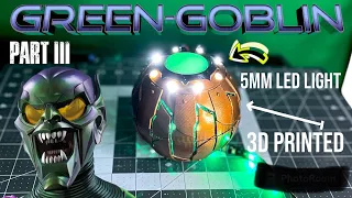 Making a 3d Printed Green Goblin Pumpkin Bomb Spider Man No Way Home