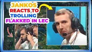 Jankos Reacts to Him and FLAKKED in LEC Mic Check 👀 [FUNNY]