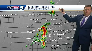 Saturday Storm Timeline