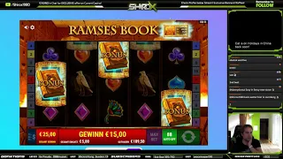 Ramses Book SUPER MEGA BIG WIN Gamomat