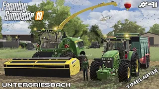 WCS silage harvest with MrsTheCamPeR | Animals on Untergriesbach | Farming Simulator 19 | Episode 41