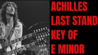 Achilles Last Stand In Em Led Zeppelin Jam Track (E Minor)