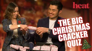 “Fancy a Clarke Xmas, Leo?” Emilia Clarke & Henry Golding tear open Xmas crackers and it's pure joy