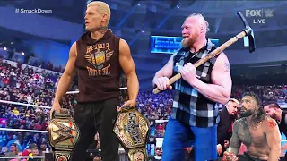 WWE 22 May 2024 Brock Lesnar VS. Cody Rhodes VS. Roman Reigns VS. The Rock VS. All Raw SmackDown