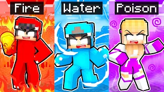 One ELEMENTAL COLOR Build Challenge in Minecraft!