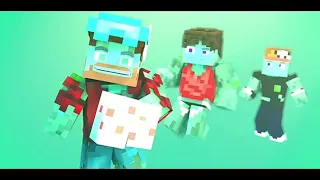 НЕЖИТЬ | Майнкрафт Зомби Рэп (Minecraft Animated Music Video) | реакция