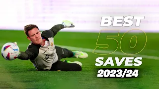 Best 50 Goalkeeper Saves 2023/24 | HD