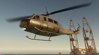 DSC Helicopter Offshore landing vs MSFS Helicopter Offshore landing Excellent graphics & performance