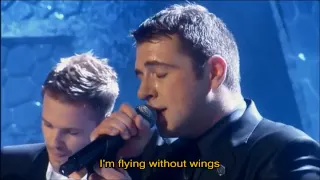 Westlife - Fying Without Wings with Lyrics, The Westife Show No.1 !!