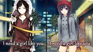 Nightcore - Girls Like You (Switching Vocals) - (Lyrics)