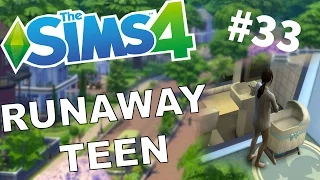 FIRST NIGHT IN NEW HOUSE | Sims 4 | Runaway Teen Challenge #33