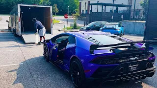 TAKING DELIVERY OF A NEW SUPERCHARGED LAMBORGHINI EVO WITH FULL VORSTEINER KIT