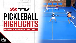 Catherine Parenteau Slam Pickleball Highlight - 2022 PPA Tuesday Night Pickleball Women's Doubles