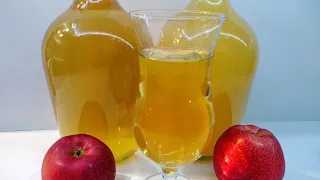 Apple cider vinegar recipe.  How to make apple cider vinegar step by step