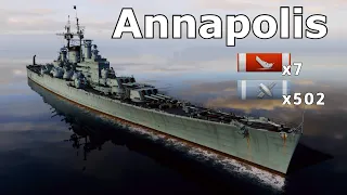 World of WarShips Annapolis - 7 Kills 319K Damage