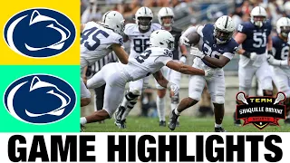 Team Blue vs Team White Highlights (First Half) | 2024 Penn State Football Spring Game