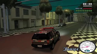 GTA SA - POLÍCIA 24 HORAS - ASSALTO NA LOTERICA E FUGA NA ROTA (T1.E3)