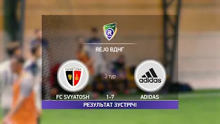 Обзор матча | FC Svyatosh - Adidas | Турнир по мини-футболу в Киеве