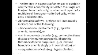 A Class On Causes of anemia in childhood  Classification of anemia based on morphology By Dr Kalyan