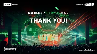 No Sleep Festival 2022 Spring | Thank You!