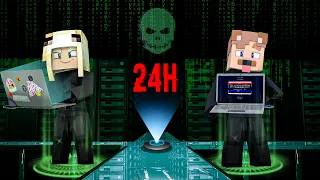 24H ALS HACKER LEBEN IN MINECRAFT!