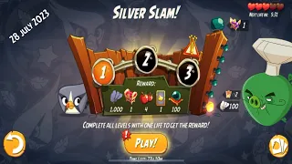 Angry Birds 2 Silver Slam 4-5-6 | A few extras needed...and Bomb's blast send the pig flying!