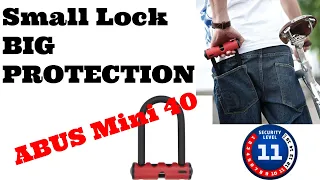 ABUS Mini 40 -  Small Bike Lock BIG PROTECTION