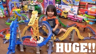 We Love Toy Trains! Chuggington Stacktrack Motorized Playsets Playtime + Motorcycle Ride