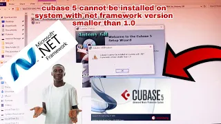 cubase 5 cannot be installed on system with net framework version smaller than 1.0