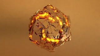 Golden Rotating Icosahedron