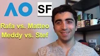 AO SF Pre-Match Live | Nadal vs. Berrettini, Medvedev vs. Tsitsipas