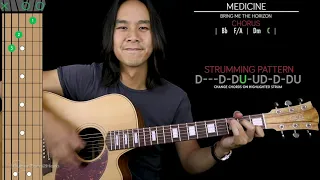 Medicine Guitar Cover Acoustic - Bring Me The Horizon 🎸 |Tabs + Chords|