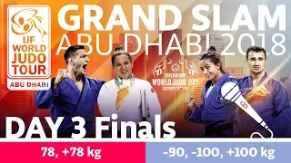 Judo Grand-Slam Abu Dhabi 2018: Day 3 - Final Block