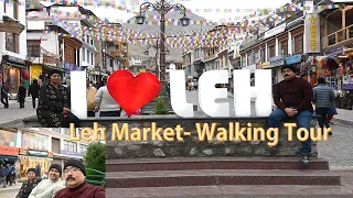 Exploring Leh Market | ladakh | walking tour-Street main bazaar #leh #ladakh #mountain #travel