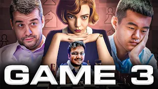 Queen's Gambit time! | Nepo vs Ding | Game 3 | World Championships 2023