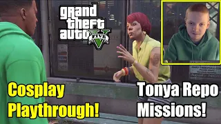 Franklin Helps Annoying Tonya With Constant Repos  GTA 5 PS5 Tonya All Repo Missions