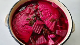 SO SIMPLE and SO TASTY! Famous Georgian cabbage with beets. The best recipe!