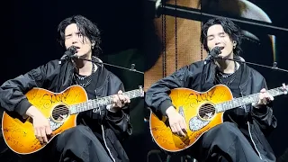 230426 Seesaw Acoustic Guitar Version Suga BTS Agust D Belmont Park New York Concert Fancam 슈가 방탄소년단