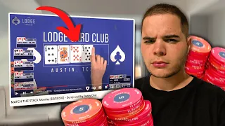 J'ai posé plus de 5 000€ en table télé au LODGE - #pokervlog - EP 74