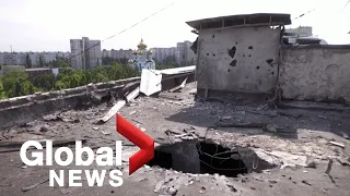 Russian rocket strike on Kharkiv residential area kills 1, injures 6: officials