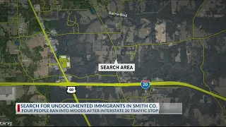 Sheriff’s deputies searching for ‘illegal immigrants’ who ran into woods after Interstate 20 traffic