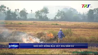 Khói đốt đồng bủa vây khu dân cư