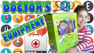 Детский игровой набор медика. Children's play set medic + Doctor's equipment
