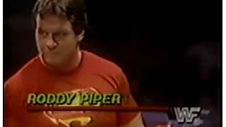 Roddy Piper's 1984 WWF TV in-ring debut (02-11-1984)