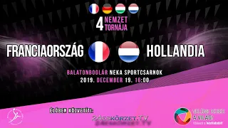 4 Nemzet tornája Franciaország - Hollandia női ifjúsági kézilabda mérkőzés