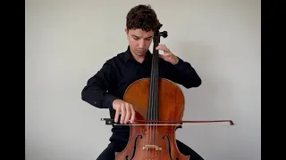 Bach Violin Sonata No. 2, BWV 1003 (on cello)