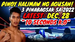 LATEST FIGHT! PINOY BAGONG CHAMPION | HALIMAW NG AGUSAN 3 BAGSAK SA 2022 | 10 SECONDS KNOCKOUT!