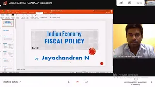 Indian Economy: Budgeting Methods , FRBM act by Prof Jeyachandran